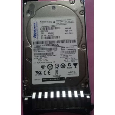 IBM 81Y9651 900GB 10K 6GBPS SAS 2.5インチ HS HDD - 81Y9650 81Y9651 10K 900GB 6GBPS SAS 2.5 inch-SFF HS HDD FOR IBM Hard